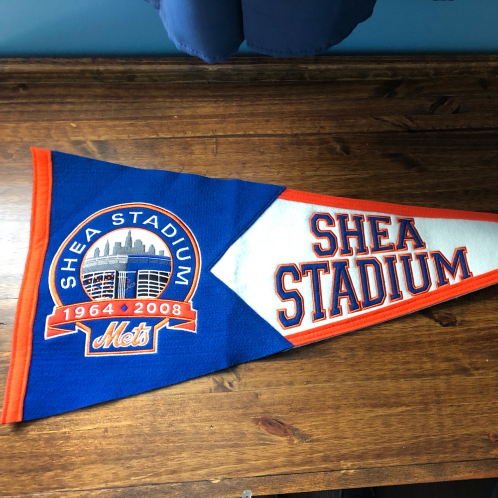 Mets Shea Stadium 1964 2008 Pennant